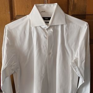 Hugo Boss white dress shirt - 15.5 34/35